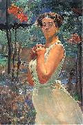 Jacek Malczewski A woman in a grove oil painting on canvas